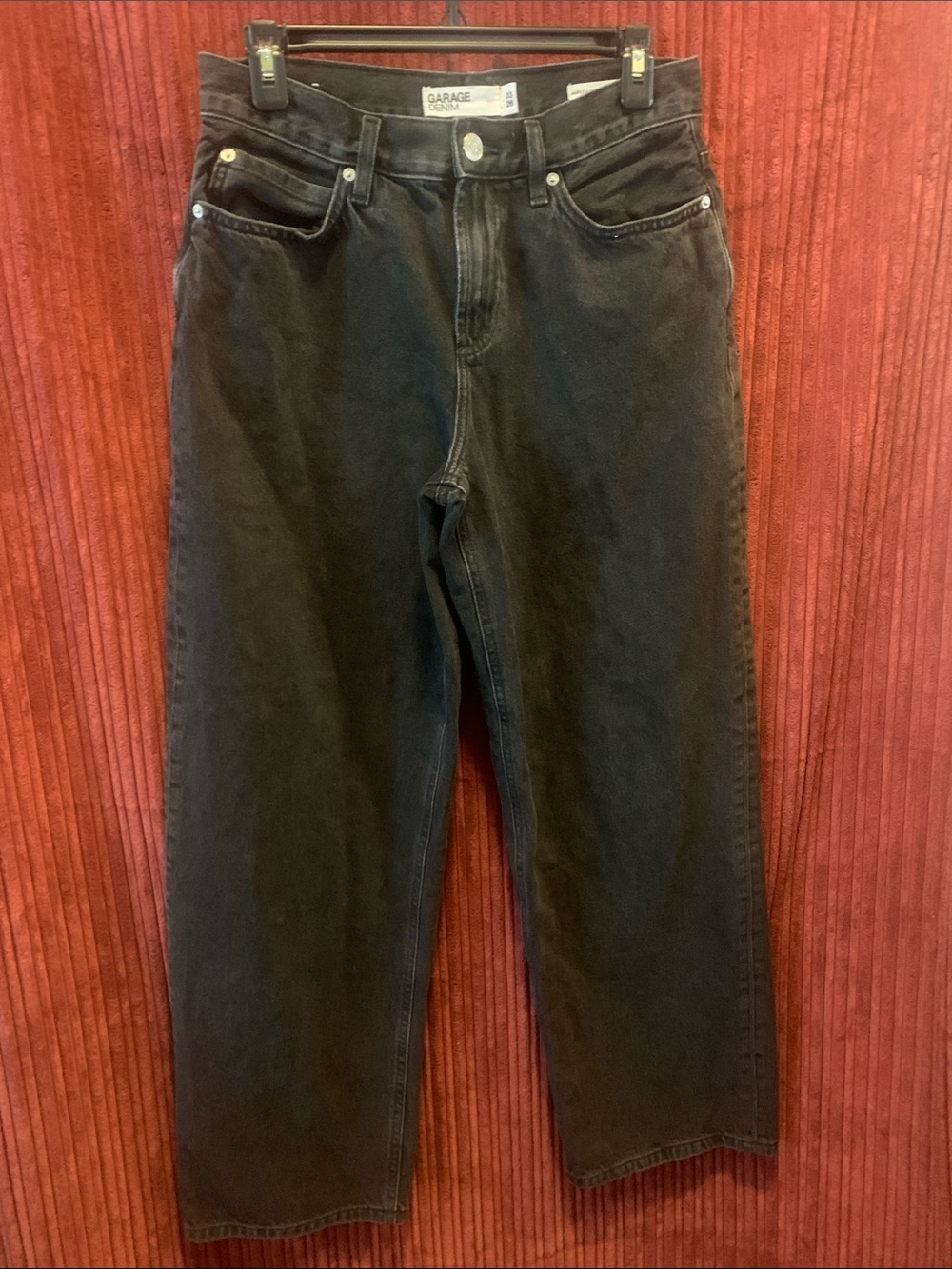 Garage Men's Black Relaxed Jeans